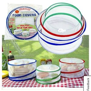 NWT As Seen On TV Set 3 Food Covers